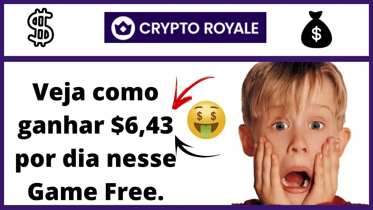 Crypto Royale - O melhor Blockchain Game Free pagando muito.