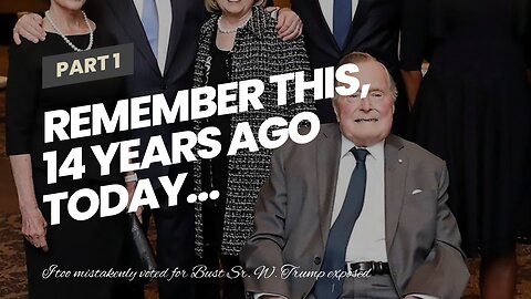 Remember this, 14 years ago today…