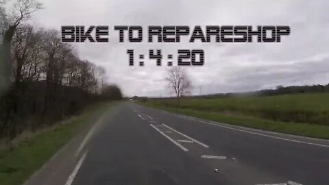 ST1100 to bikeshop for back brake 1/4/20