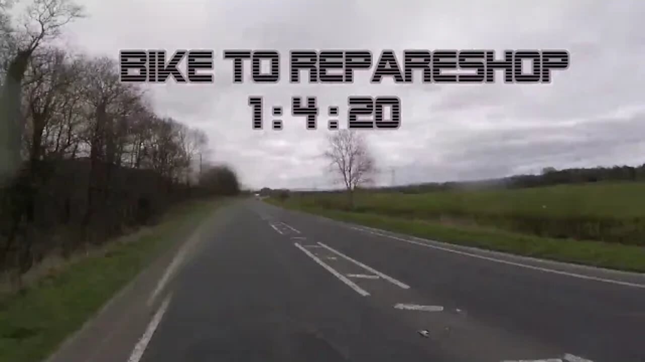 ST1100 to bikeshop for back brake 1/4/20