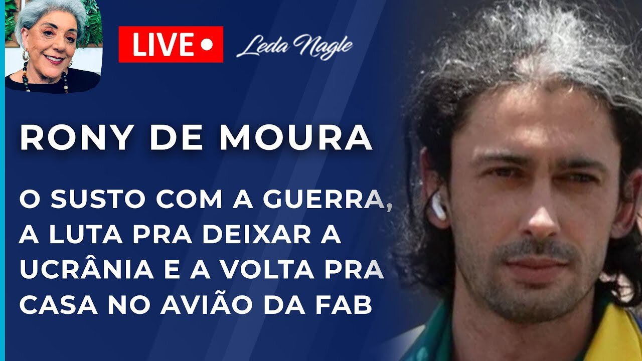 Rony de moura: o susto com a guerra, a luta pra deixar a ucrânia e a volta pra casa no avião da fab