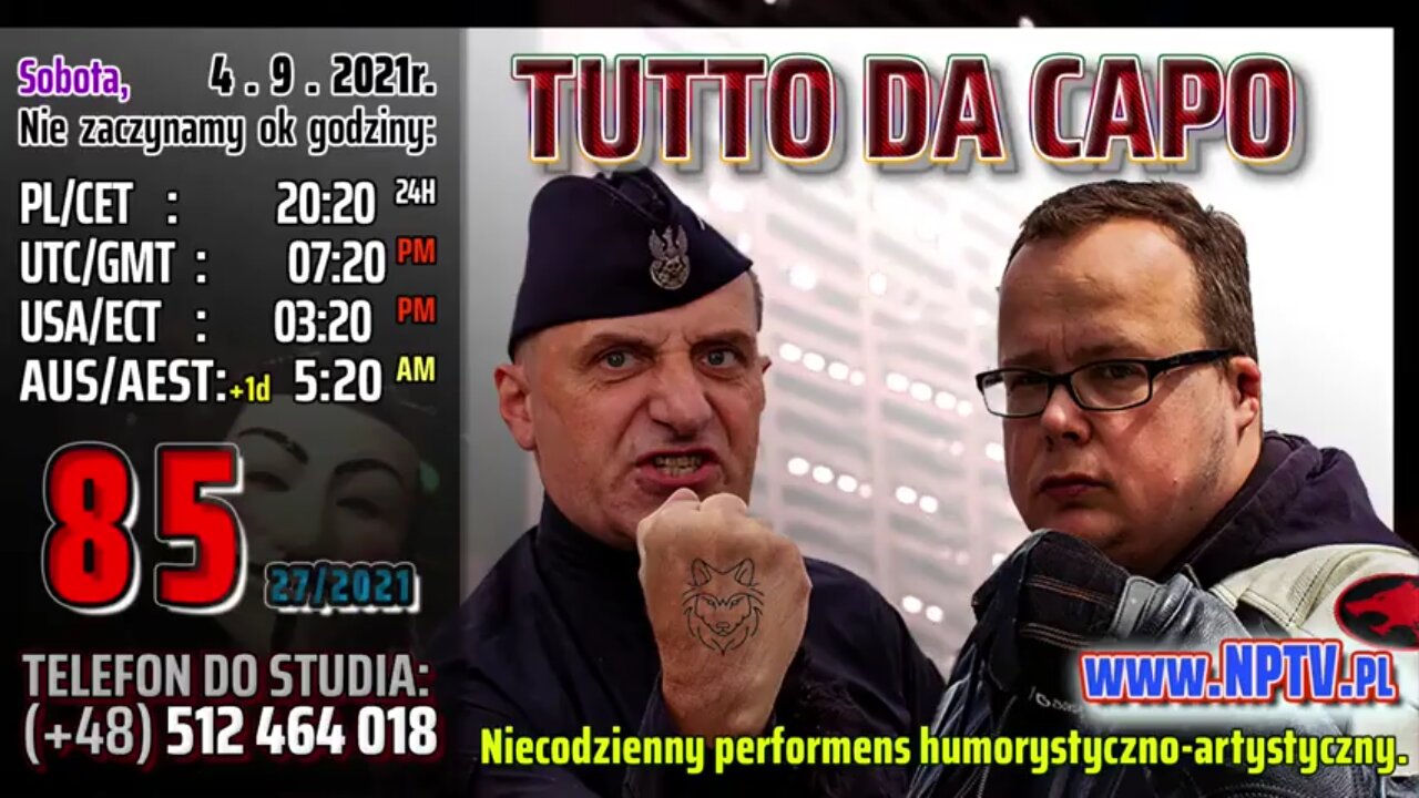 TUTTO DA CAPO (OD NOWA) - Olszański, Osadowski NPTV (04.09.2021)