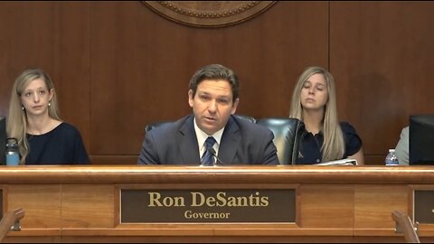 Ron DeSantis Calls Out The World Economic Forum