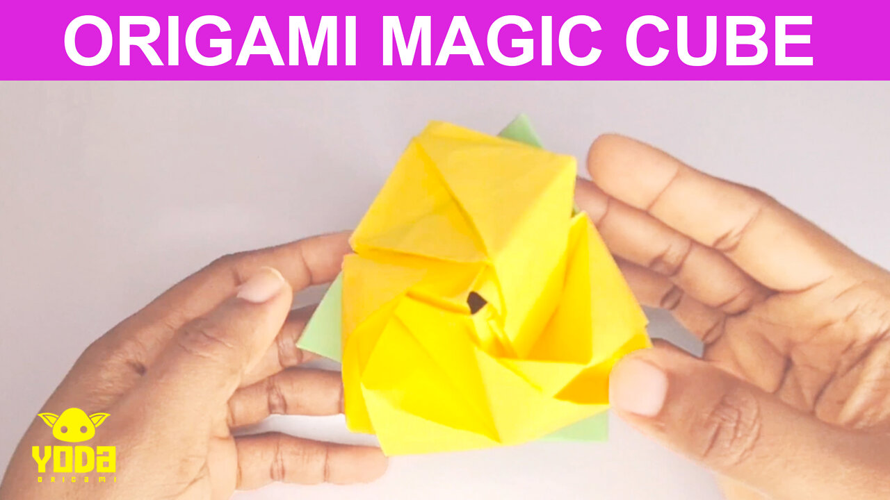 How To Make an Origami Rose Cube - Easy And Step By Step Tutorial