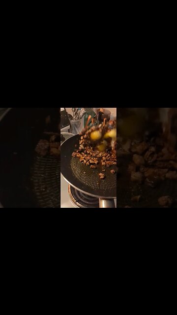 Simple Beef and Sausage Scramble