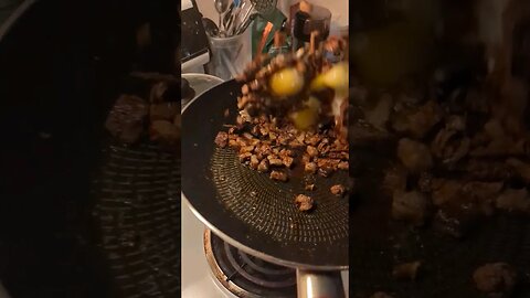 Simple Beef and Sausage Scramble