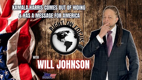 Kamala Harris Comes Out Of Hiding & Has A Message For America