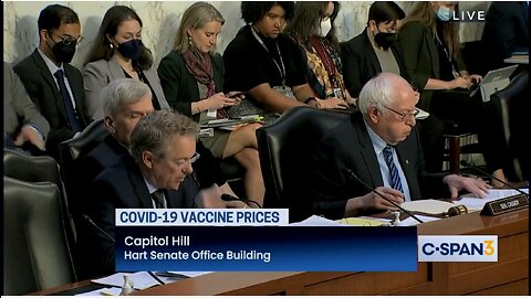 Moderna CEO tells Sen. Rand Paul that they paid the NIH $400M in royalties last year.