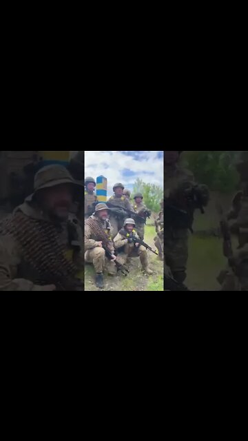 Ukrainian Soldiers Reach the Russian Border - Kharkiv Region (longer version)