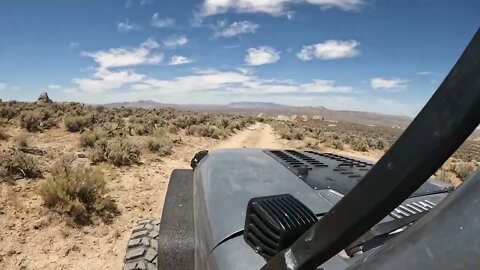 Crossing over from the Great Basin to the Dry Lake Beds of Northwestern Nevada