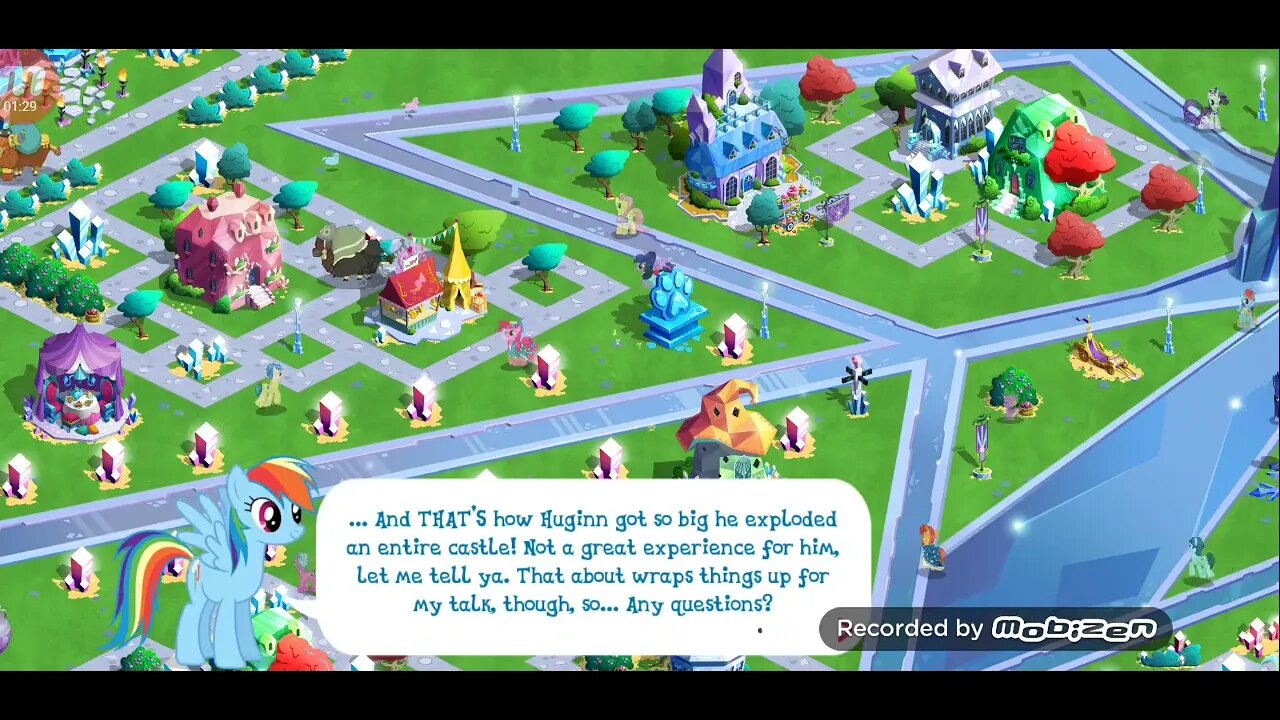 Rainbow Dash exaggerated her story just a bit!