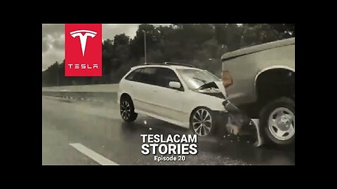 TESLA MODEL Y IN MASS CAR CRASH IN USA