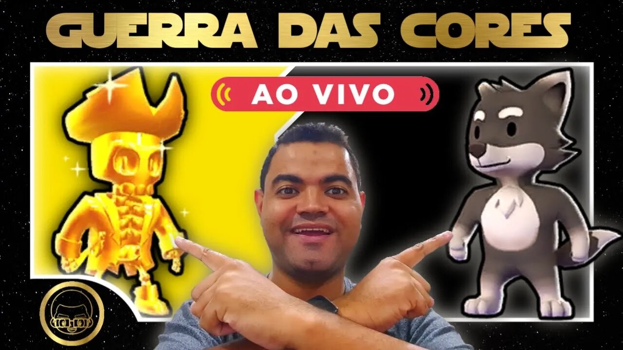 #STUMBLEGUYS GUERRA DAS CORES AMARELO VS PRETO
