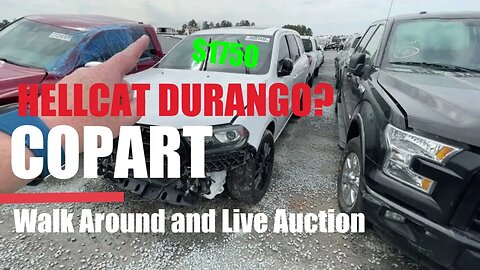 Copart Walk Around And Auction, Chevy C10, Hellcat Durango?
