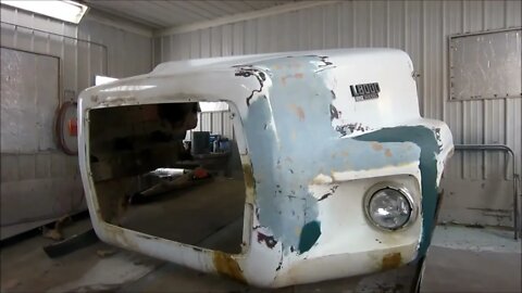 fiber glass hood repair dump truck,throw back.