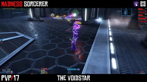 SWTOR 7.0 Madness Sorcerer PvP Full Match | Learning New Rotation | The Voidstar