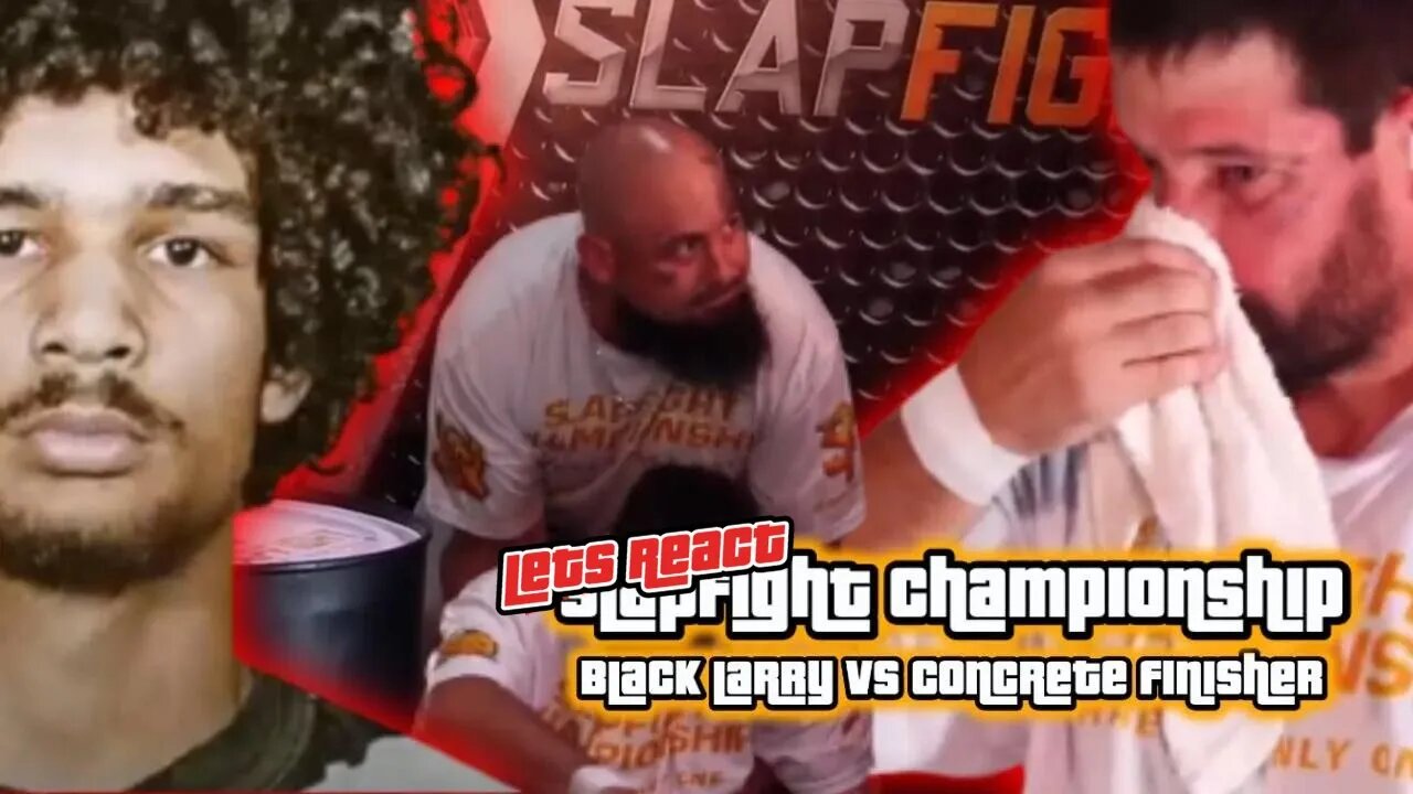 *BRUTAL KO* Black Larry vs Concrete Finisher | SlapFIGHT Championship #slapbattles #slap