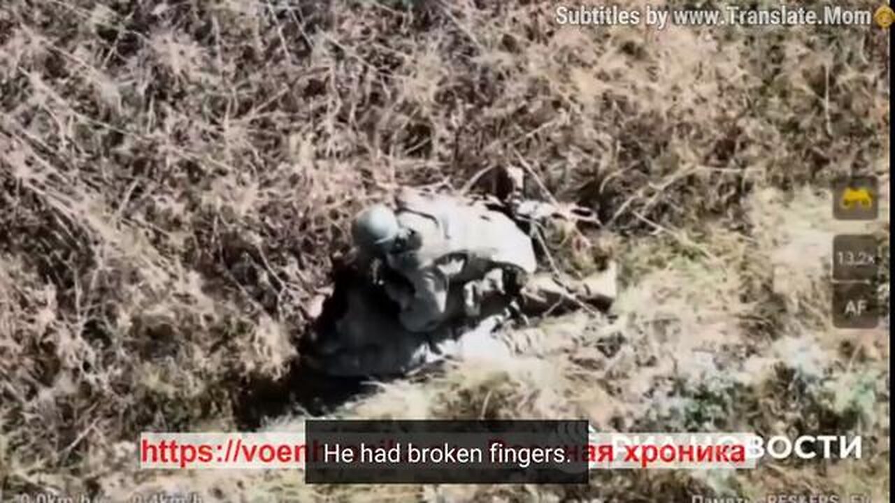 RUSSIAN SOLDIER WHO SAVED UKROP WHO WAS BEING SHELLED