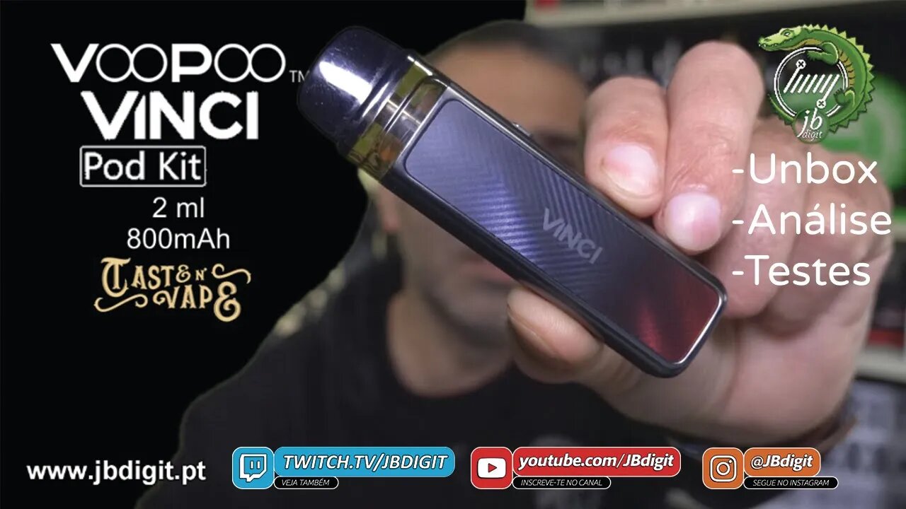 [PT] Voopoo VINCI Pod - 800mAh 2ml 0,8ohm - supreendeentemente surpreendido, mas...