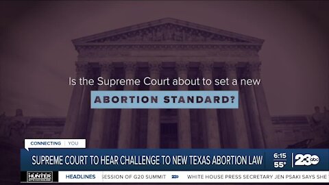 U.S. Supreme Court to hear challenge to Texas abortion law