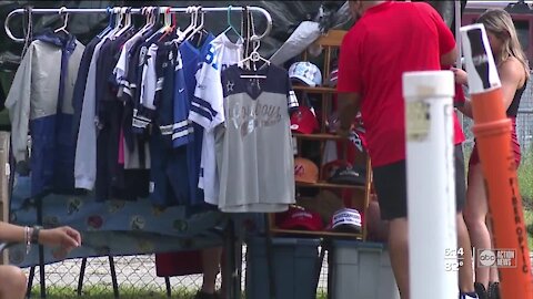 Fans return to Raymond James Stadium