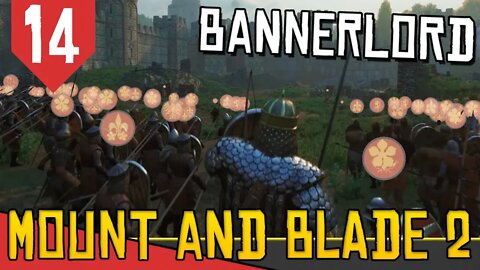 Tomando CIDADES com Quase MIL SOLDADOS - Mount & Blade 2 Bannerlord #14 [Gameplay Português PT-BR]