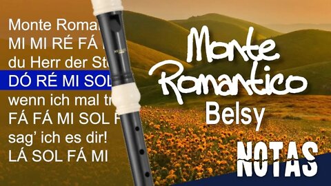 Monte romantico - Belsy - Cifra melódica