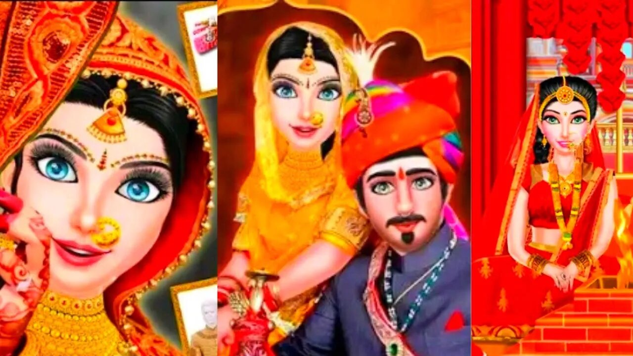 Indian destination wedding game|indian wedding game|makeup wala game|Android gameplay|new game 2023