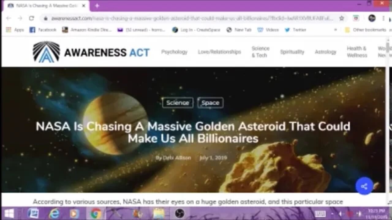 NASA Is Chasing A Golden Asteroid That Could Make Us All Billionaires