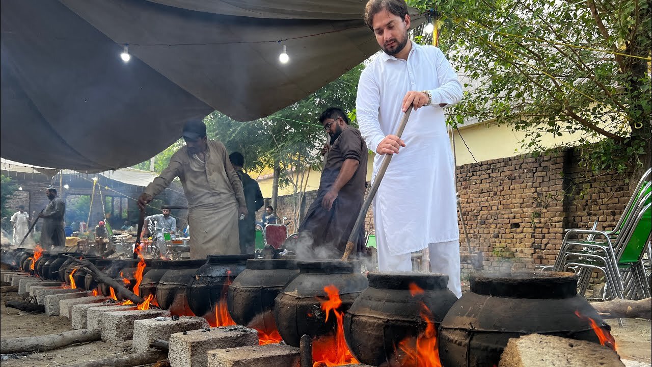 4000+ People Wedding Program | Katwa Gosht Recipe | Attock Famous Dish | Peshawar Food Secrets