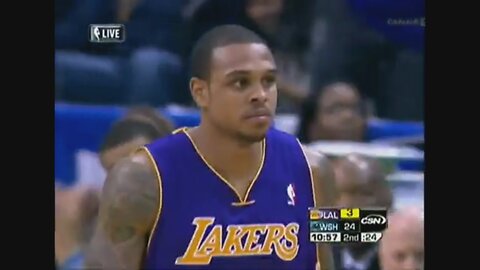 Shannon Brown 16 Points @ Wizards, 2010-11.