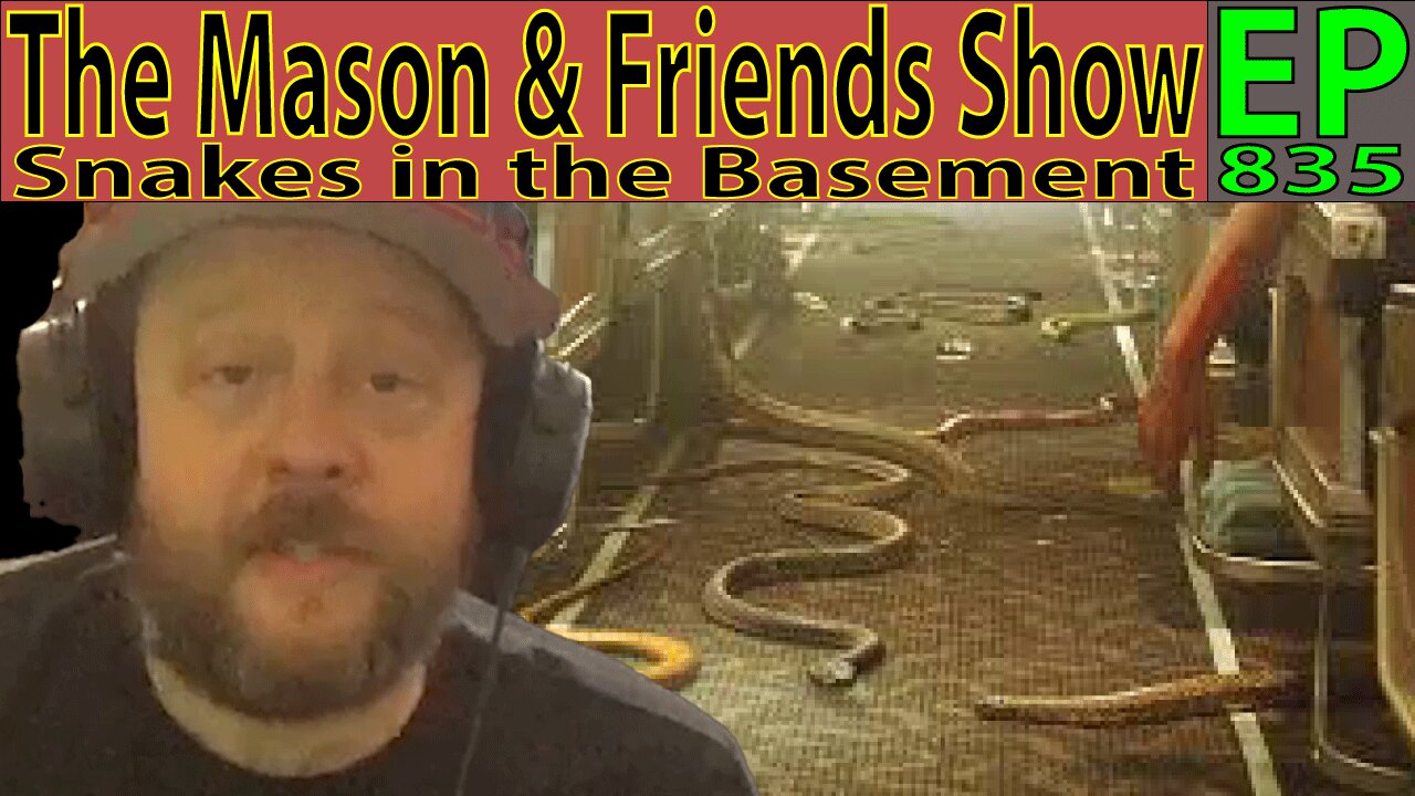 The Mason and Friends Show. Episode 835. Snakes In the Basement