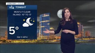 Clear skies continue Thursday into Friday