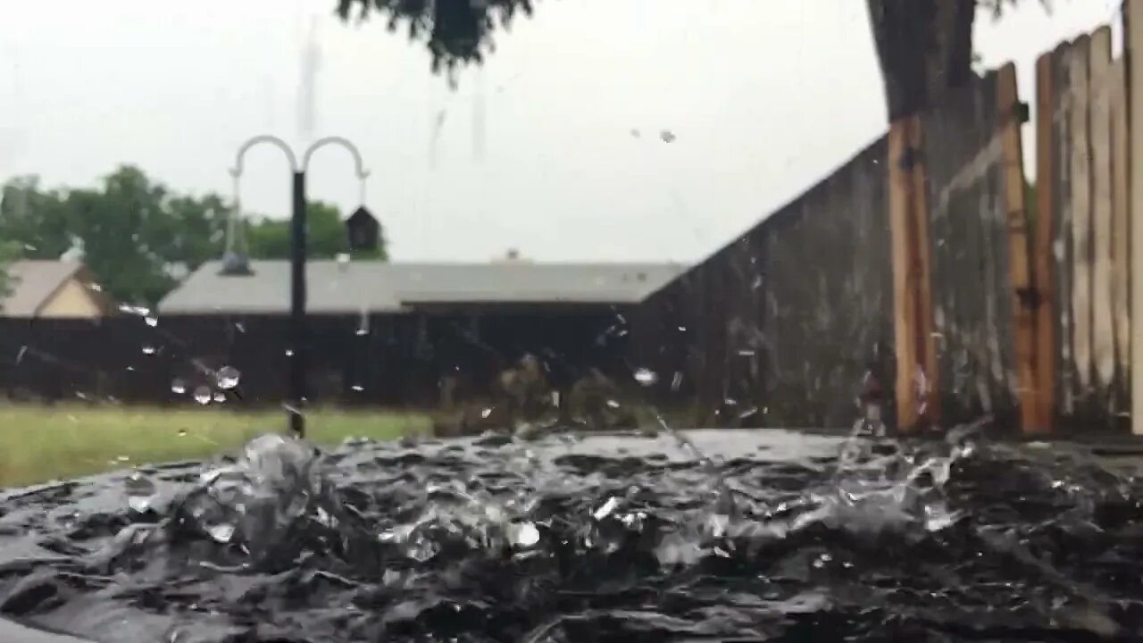 Mind Relaxing sound of rain drops 4K