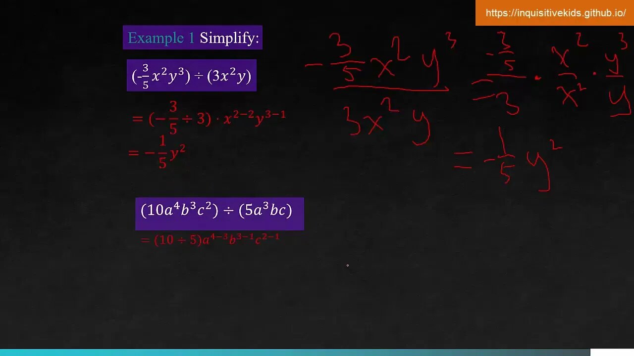 7th Grade Math Lessons | Unit 7 | Dividing Integrals | Lesson 4 | Three Inquisitive Kids