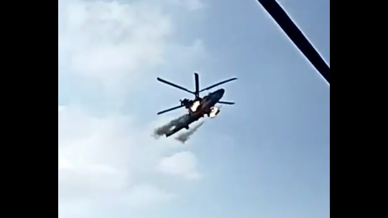 Ukraine - Ka-52 and Mi-28n working near Popasnaya