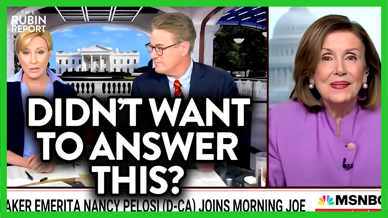 Watch Nancy Pelosi Get Awkward When Asked About Joe Biden's Age Problem | ROUNDTABLE | Rubin Report