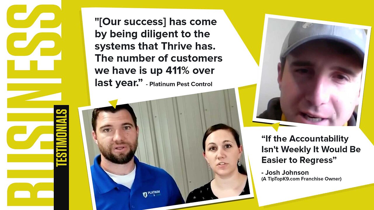 Business | Learn How Create Both Time And Financial Freedom NOW By Implementing A Turn-Key Business Model And System "If the Accountability Isn't Weekly It Would Be Easier to Regress." - Josh Johnson (A TipTopK9.com Franchise Owner)