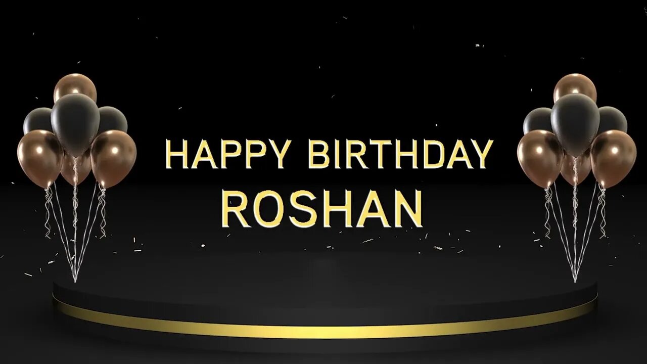 Wish you a very Happy Birthday Roshan