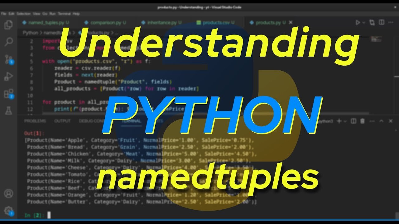 Understanding Python: namedtuples