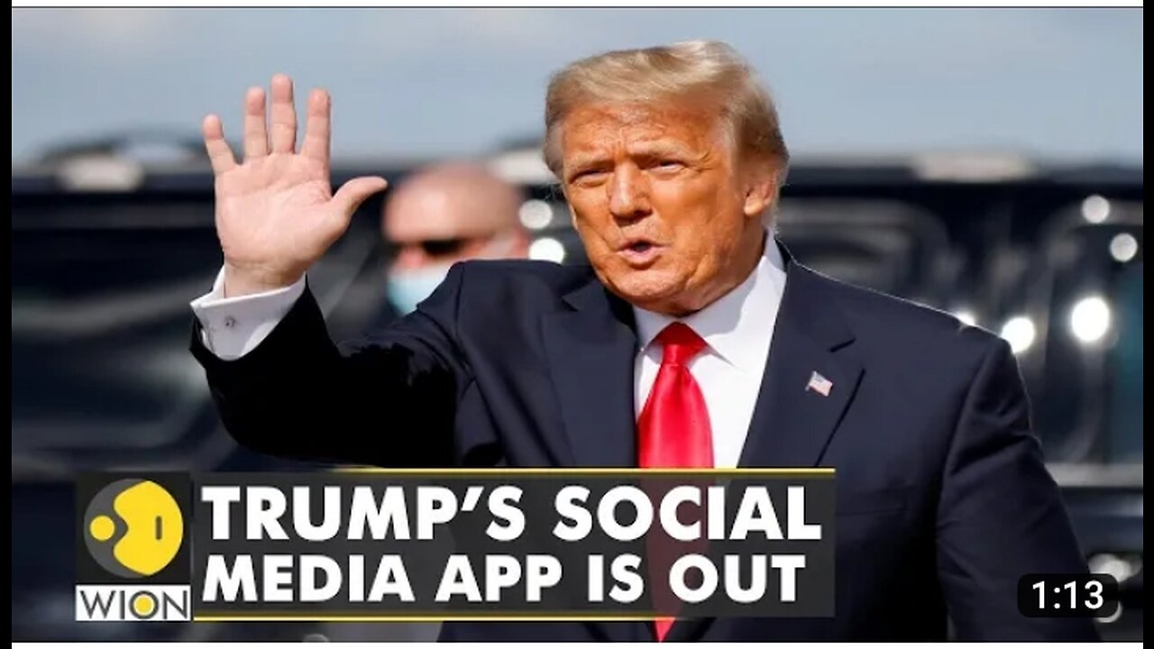 Donald Trump’s social media app ‘truth social’ available online, users begin posting