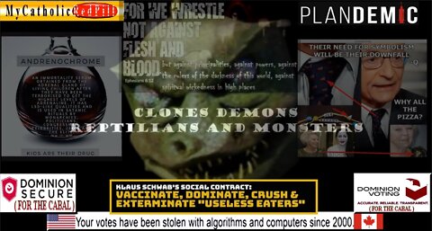 CLONES DEMONS REPTILIANS AND MONSTERS