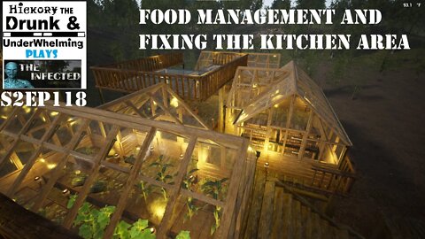 The Infected Gameplay S2EP118 Food Management and Fixing The Kitchen Area