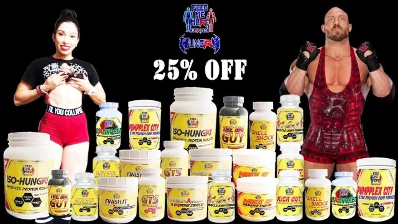 Ryback Feed Me More Nutrition Live 25% Sunday Sale Don't Miss Out!