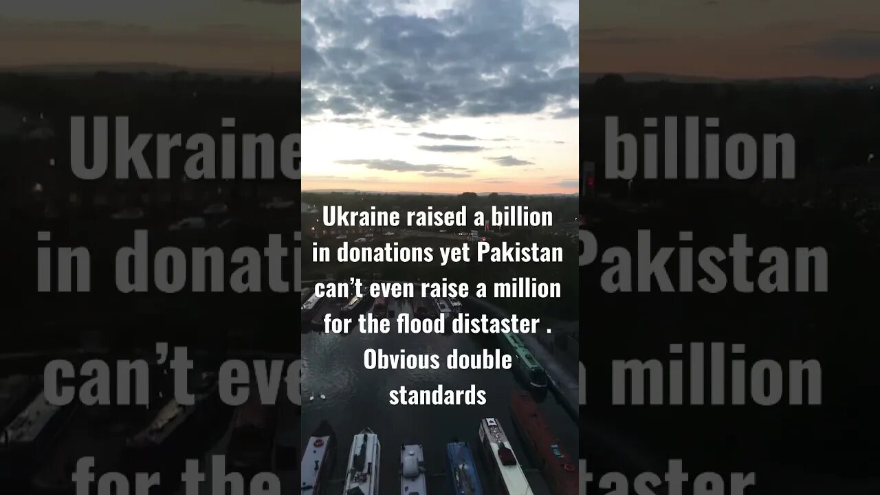 Ukraine raised over a billion yet Pakistan can’t raise a million for its flood disaster victims .