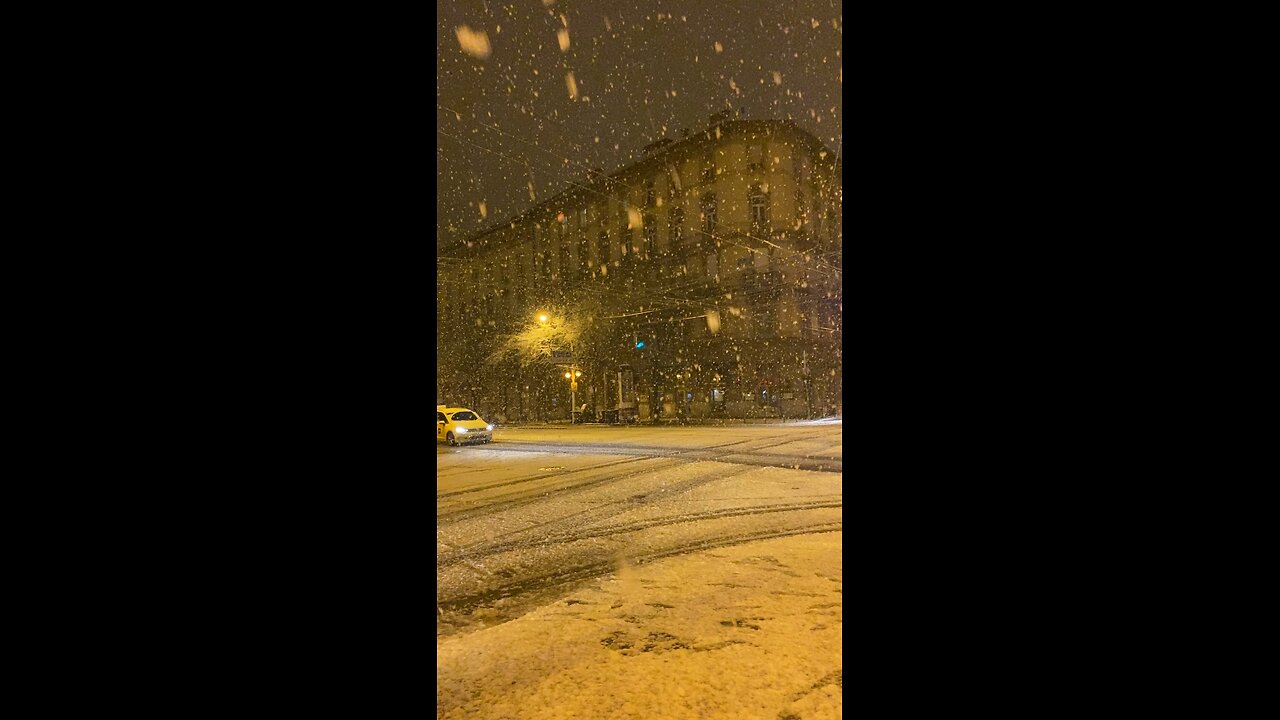 First Snow of 2024 in Hungary