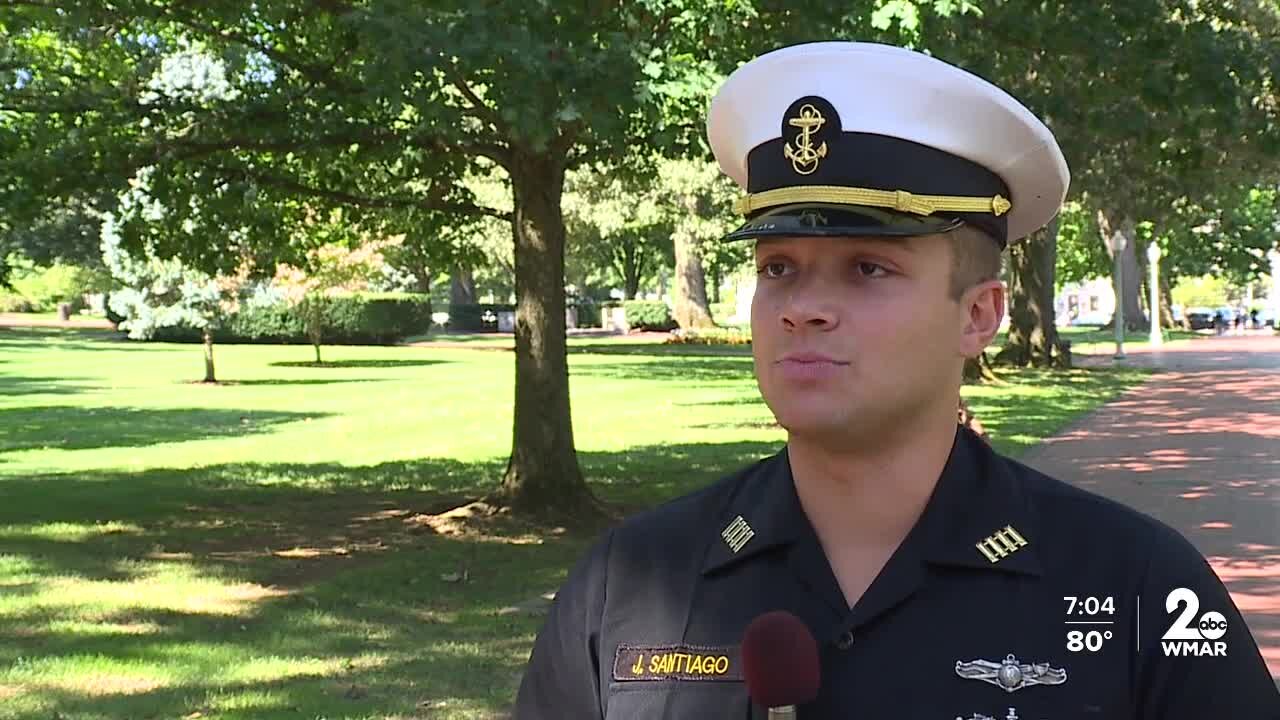 Naval Academy members and first responders honor those lost during 9/11 memorial