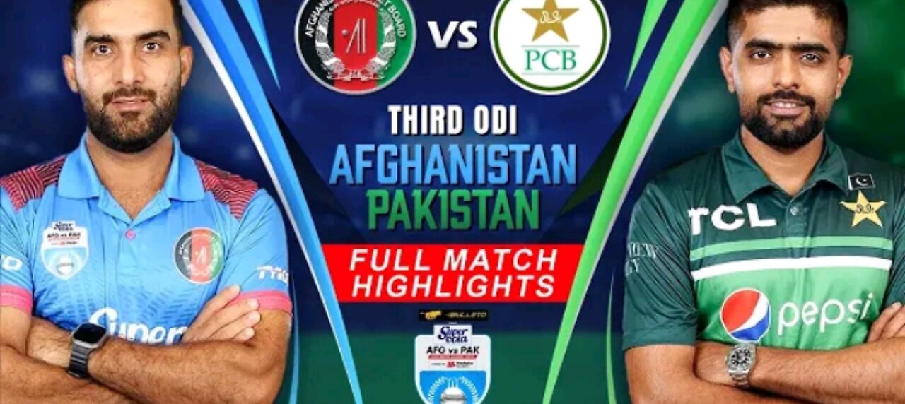 Pakistan vs Afghanistan 3rd ODI Pakistan win🤔