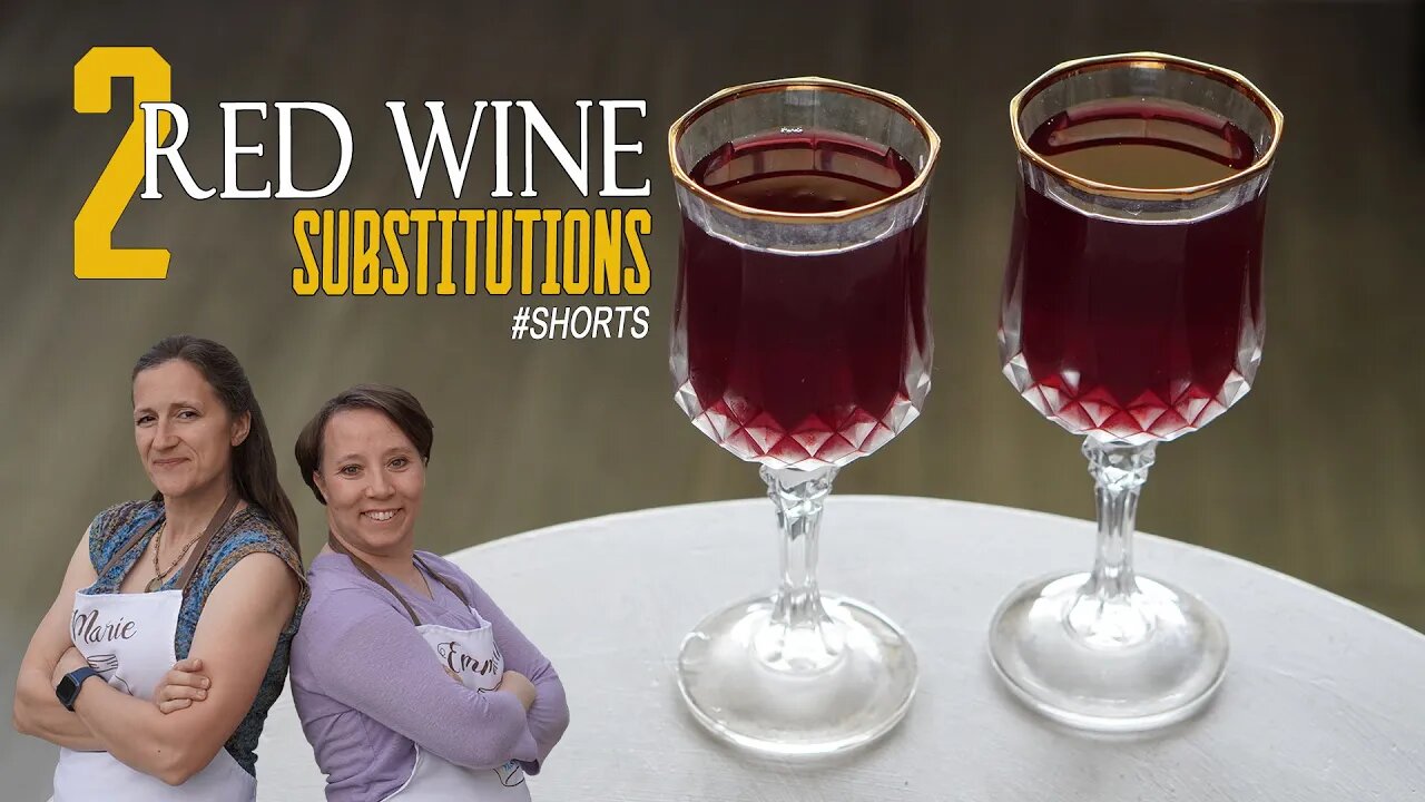 2 Red Wine Substitutions #SHORTS