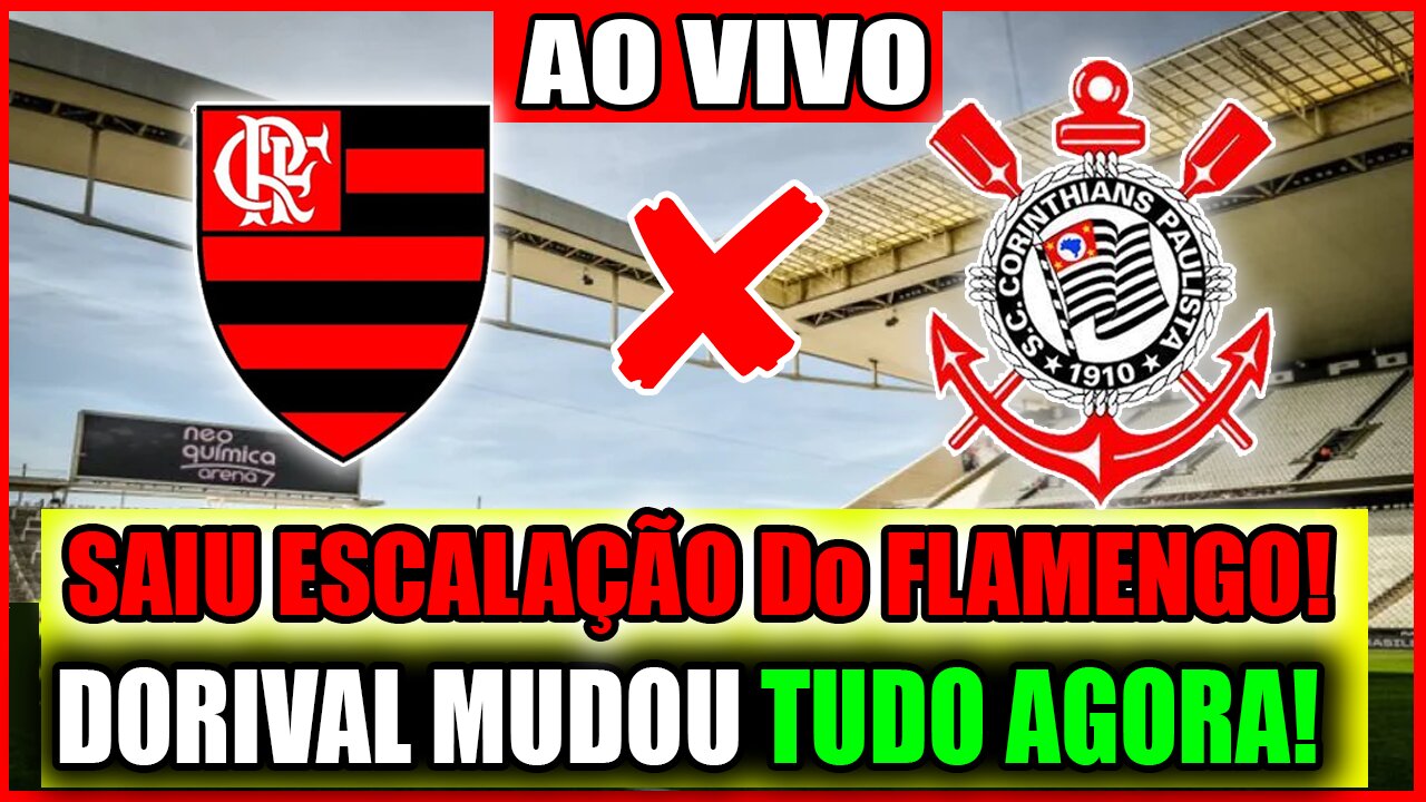 ESCALAÇÃO DO FLAMENGO! 😱DORIVAL FAZ SURPRESA BOMBÁSTICA! NINGUÉM ESPERAVA! NOTICIAS DO FLAMENGO